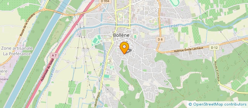 localisation de l'entreprise MONSIEUR OUSSEMA EL KAMEL  BOLLENE