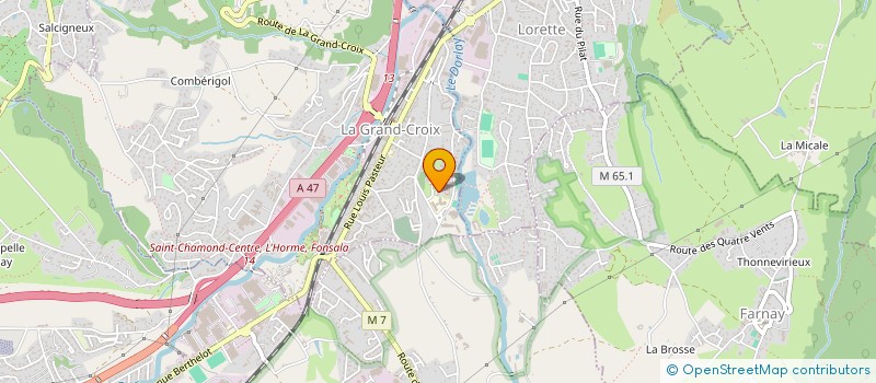 localisation de l'entreprise MONSIEUR OUSSEMA FEKARCHA  LA GRAND-CROIX