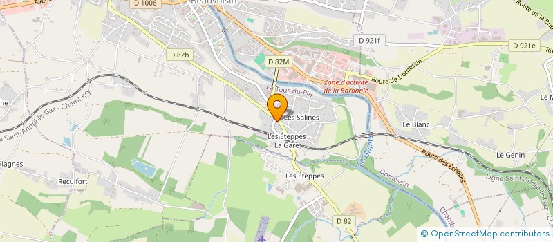 localisation de l'entreprise MONSIEUR OUSSEMA SALAH  LE PONT-DE-BEAUVOISIN