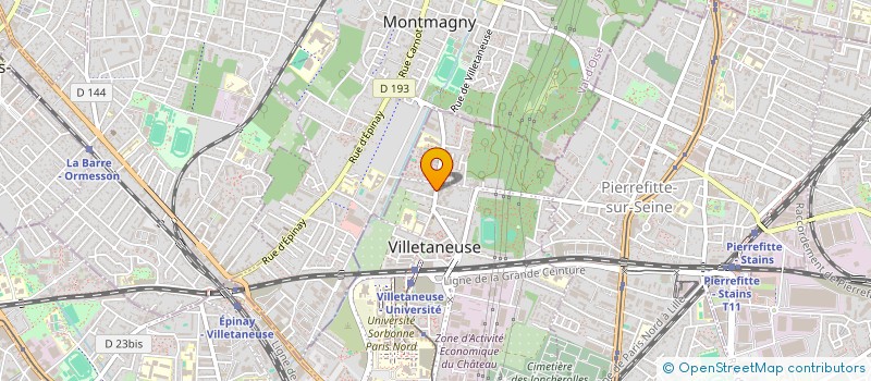 localisation de l'entreprise MONSIEUR OUSSENE GARY à VILLETANEUSE