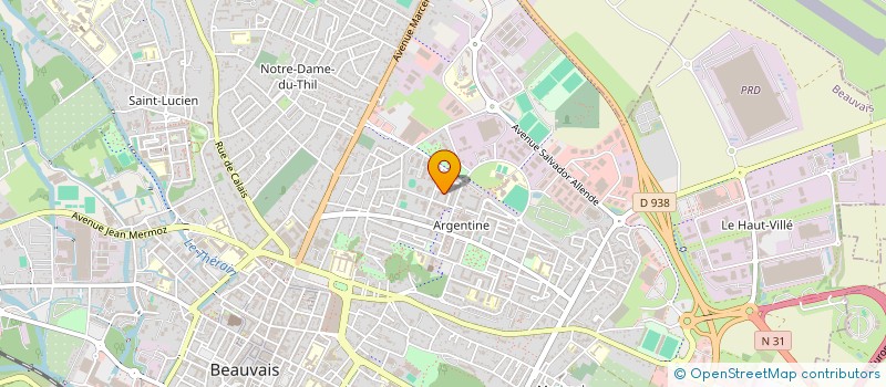 localisation de l'entreprise MONSIEUR OUSSENE NGANDIEME MADZILA à BEAUVAIS