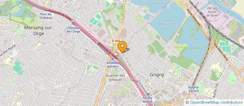 localisation de l'entreprise MONSIEUR OUSSEYNON SALL  VIRY-CHATILLON