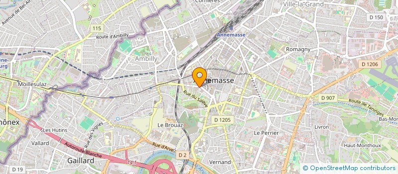 localisation de l'entreprise MONSIEUR OUSSEYNOU BOYE  ANNEMASSE