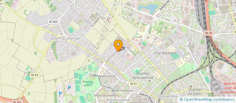 localisation de l'entreprise MONSIEUR OUSSEYNOU CISSE  OBERHAUSBERGEN