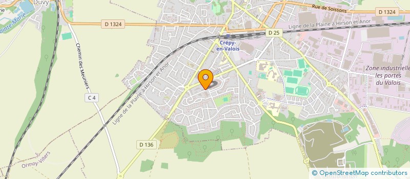 localisation de l'entreprise MONSIEUR OUSSEYNOU DA SILVA  CREPY-EN-VALOIS