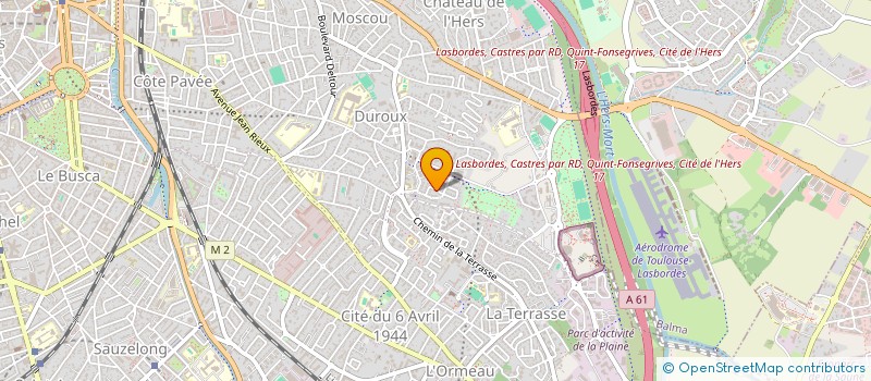 localisation de l'entreprise MONSIEUR OUSSEYNOU DIAW à TOULOUSE