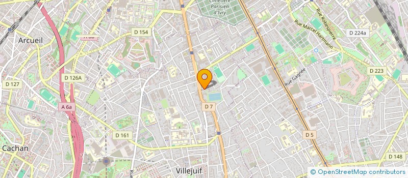 localisation de l'entreprise MONSIEUR OUSSEYNOU MAURICE DIOUF à VILLEJUIF