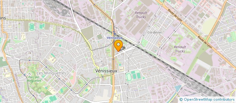 localisation de l'entreprise MONSIEUR OUSSEYNOU SOW  VENISSIEUX