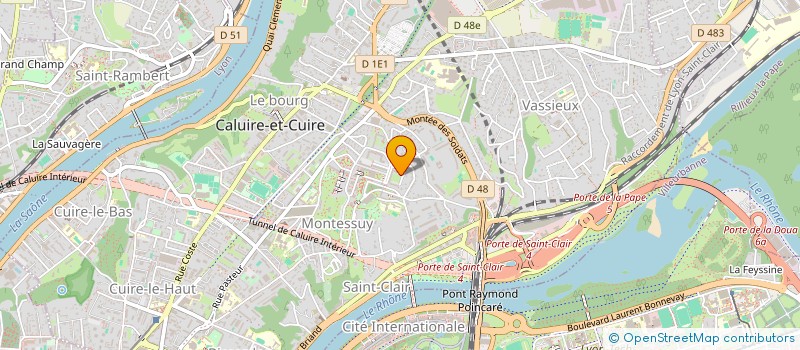 localisation de l'entreprise MONSIEUR OUSSEYNOU THIAM  CALUIRE-ET-CUIRE