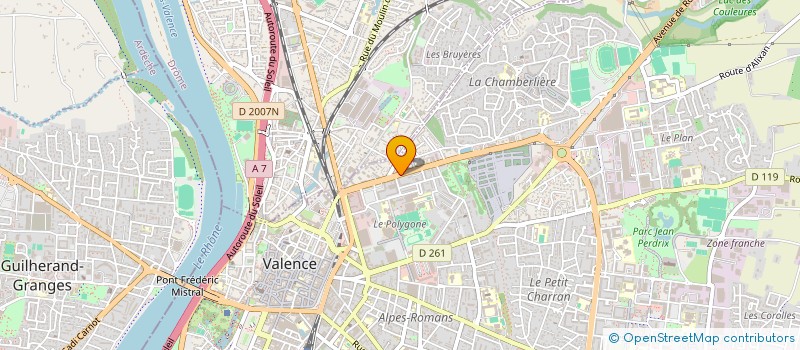 localisation de l'entreprise MONSIEUR OUSSIME GADHGADHI  VALENCE