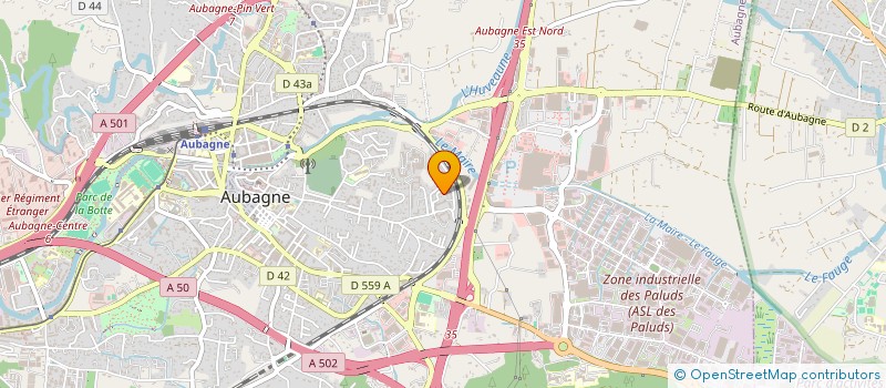 localisation de l'entreprise MONSIEUR OUSSINE TERMECHE à AUBAGNE