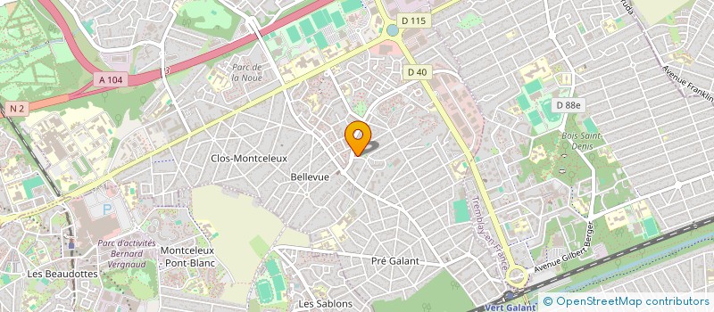 localisation de l'entreprise MONSIEUR OUSSMANE FOFANA à VILLEPINTE