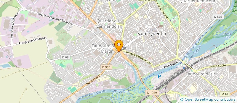 localisation de l'entreprise MONSIEUR OUSSO MANTACHIAN à SAINT-QUENTIN