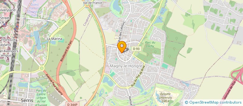 localisation de l'entreprise MONSIEUR OUSSOUBI DIABY  MAGNY-LE-HONGRE