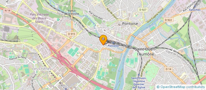 localisation de l'entreprise MONSIEUR OUSSOUBI NIAKATE à PONTOISE