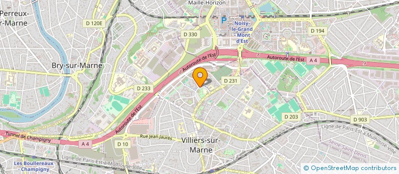 localisation de l'entreprise MONSIEUR OUSSOUBY NIAKATE  VILLIERS-SUR-MARNE