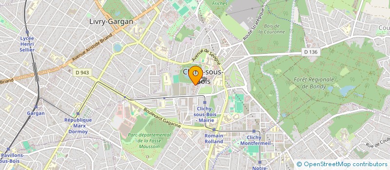 localisation de l'entreprise MONSIEUR OUSSOUMAN DIOP à CLICHY-SOUS-BOIS