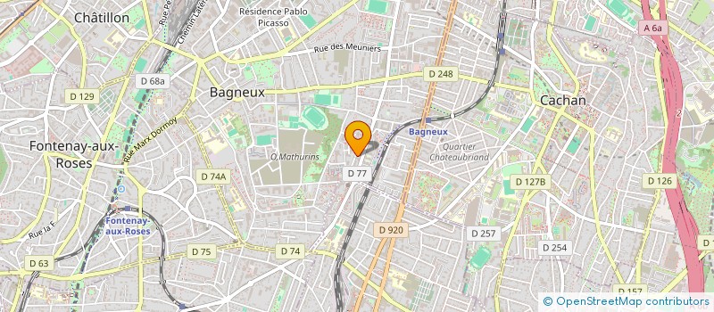 localisation de l'entreprise MONSIEUR OUSSOUMANE BATHILY à BAGNEUX