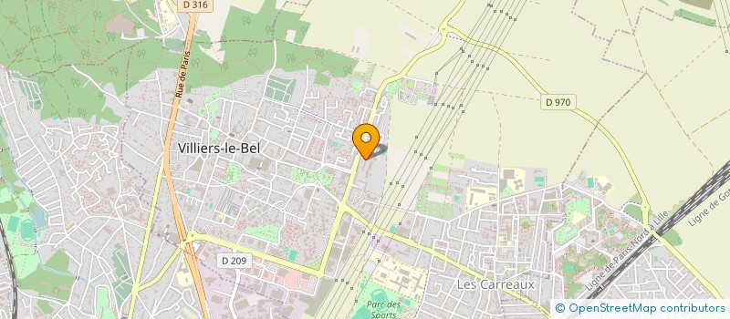 localisation de l'entreprise MONSIEUR OUSSOUMHANE CAMARA  VILLIERS-LE-BEL