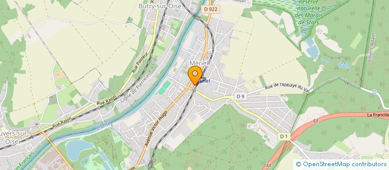 localisation de l'entreprise MONSIEUR OUSSY DABO  MERIEL