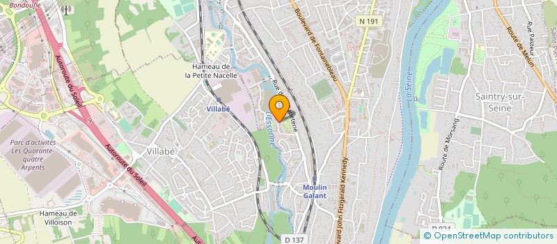 localisation de l'entreprise MONSIEUR OUSSY DOUCOURE à CORBEIL-ESSONNES