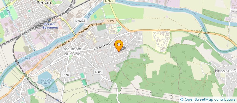 localisation de l'entreprise MONSIEUR OUSSY DOUCOURE  BEAUMONT-SUR-OISE