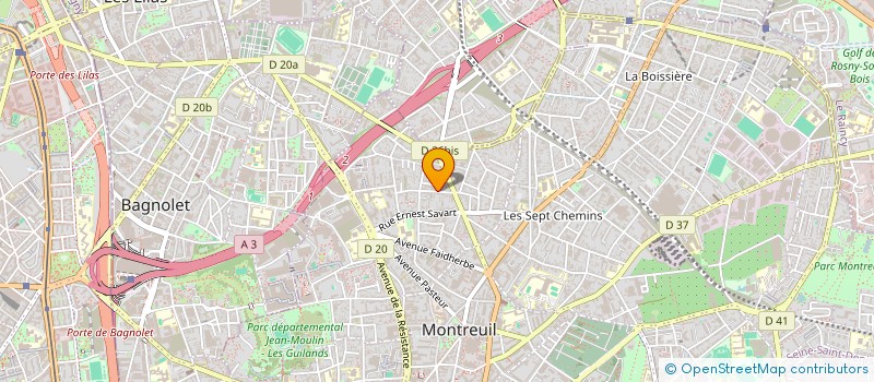 localisation de l'entreprise MONSIEUR OUSSY DRAME à MONTREUIL