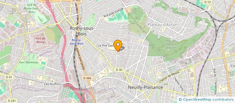 localisation de l'entreprise MONSIEUR OUTHIAYOU GOMIS à ROSNY-SOUS-BOIS