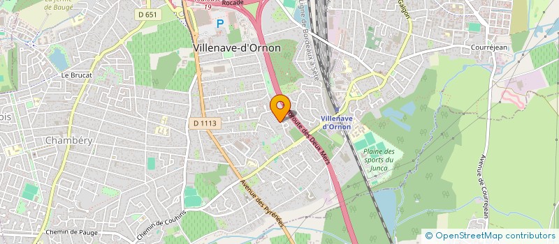 localisation de l'entreprise MONSIEUR OUTMAN IBOURK  VILLENAVE-D'ORNON