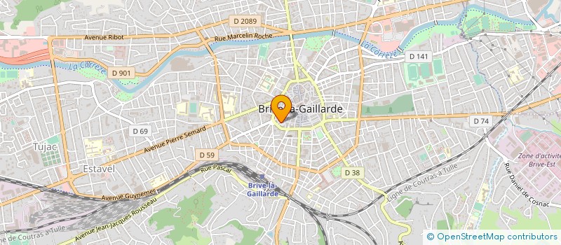 localisation de l'entreprise MONSIEUR OUTMAN KASMI à BRIVE-LA-GAILLARDE