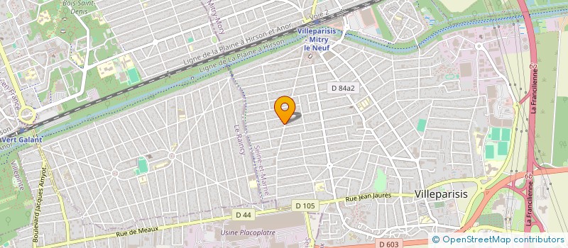 localisation de l'entreprise MONSIEUR OUTZMOURT SAID  VILLEPARISIS