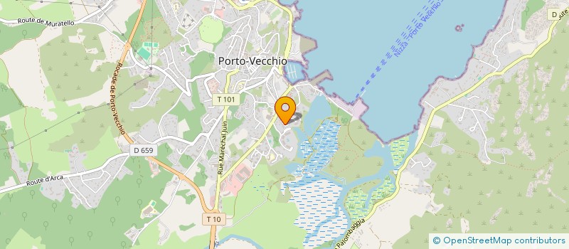 localisation de l'entreprise MONSIEUR OUWEIS ROUISSI à PORTO-VECCHIO