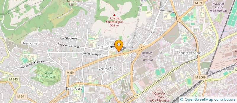 localisation de l'entreprise MONSIEUR OUZAAHYR ABOU ALI  CLERMONT-FERRAND