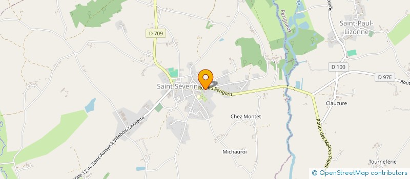 localisation de l'entreprise MONSIEUR OVIDIU BONICA  SAINT-SEVERIN