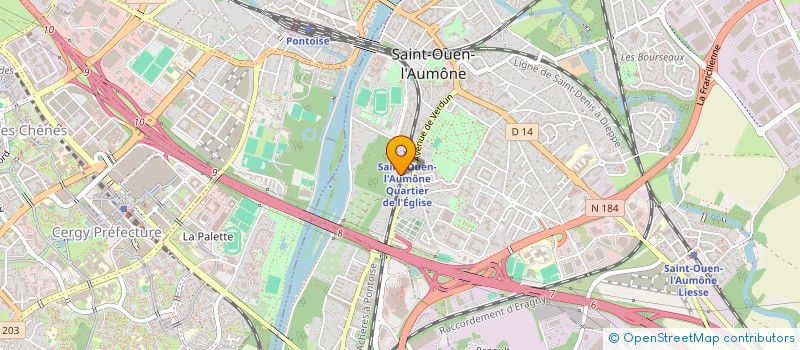 localisation de l'entreprise MONSIEUR OVIDIU CIOCAN à SAINT-OUEN-L'AUMONE