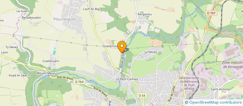 localisation de l'entreprise MONSIEUR OVIDIU MURESEANU  PLOUNEVEZEL