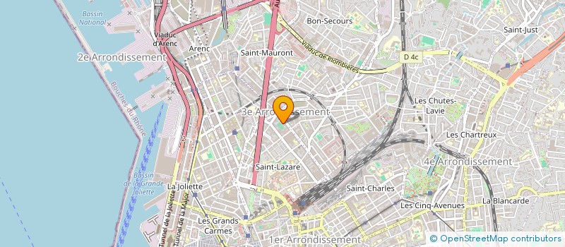 localisation de l'entreprise MONSIEUR OVIDIU POP  MARSEILLE