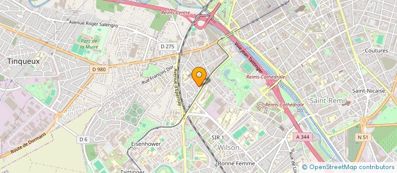 localisation de l'entreprise MONSIEUR OVOU ETOU  REIMS