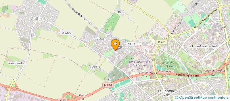 localisation de l'entreprise MONSIEUR OWEN ACUNA  SAINT-GERMAIN-LA-BLANCHE-HERBE