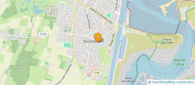 localisation de l'entreprise MONSIEUR OWEN ADAM à OUISTREHAM