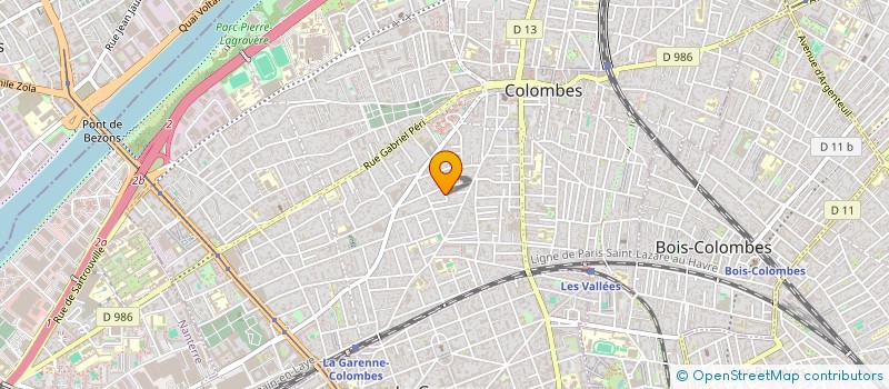 localisation de l'entreprise MONSIEUR OWEN ALFANO à COLOMBES