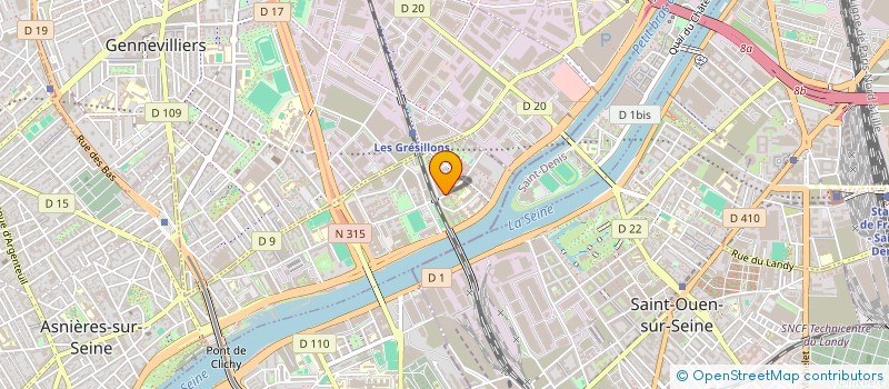 localisation de l'entreprise MONSIEUR OWEN-BASILE MARSH  ASNIERES-SUR-SEINE