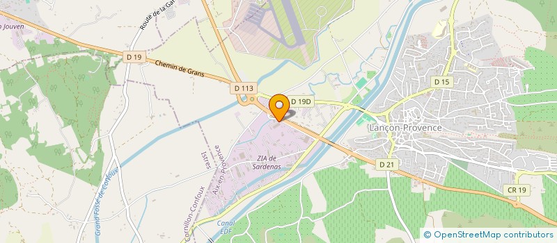 localisation de l'entreprise MONSIEUR OWEN BEQUERY  LANCON-PROVENCE