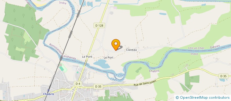 localisation de l'entreprise MONSIEUR OWEN CROSNIER  GIEVRES