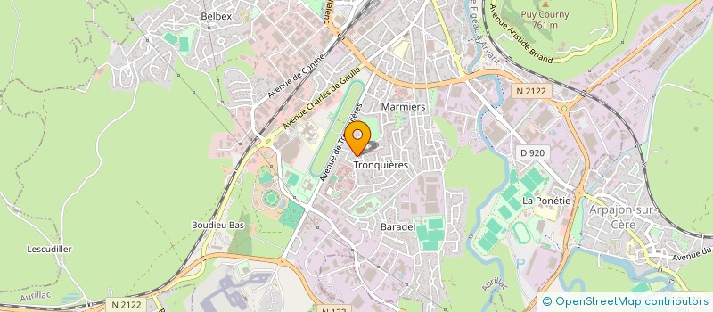 localisation de l'entreprise MONSIEUR OWEN CUKIER à AURILLAC