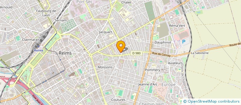 localisation de l'entreprise MONSIEUR OWEN DA SILVA--MANIERE  REIMS