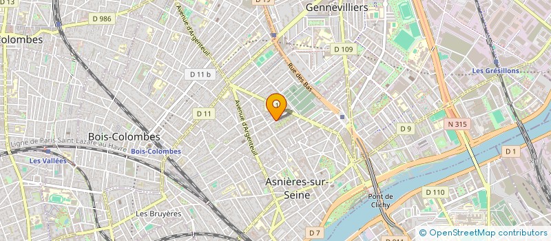 localisation de l'entreprise MONSIEUR OWEN ESNAULT à ASNIERES-SUR-SEINE