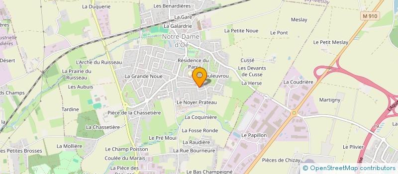 localisation de l'entreprise MONSIEUR OWEN FOUGERON  NOTRE-DAME-D'OE