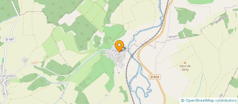 localisation de l'entreprise MONSIEUR OWEN HUGUET  VALLOIS