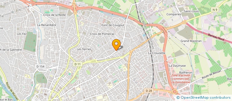 localisation de l'entreprise MONSIEUR OWEN LAMY  BEZIERS